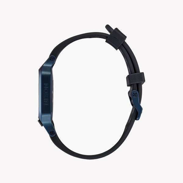 Nixon Men's Blue Rubber Watch, Black Band | A1320-300 by i-watch