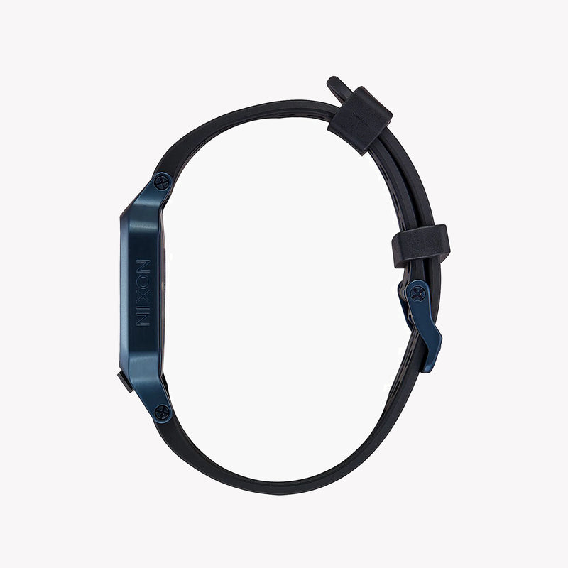Nixon Men's Blue Rubber Watch, Black Band | A1320-300 by i-watch