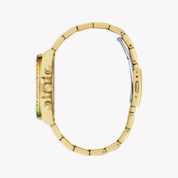 Guess Women's Gold Stainless Steel Watch, Gold Dial | Gw0690l4 by i-watch