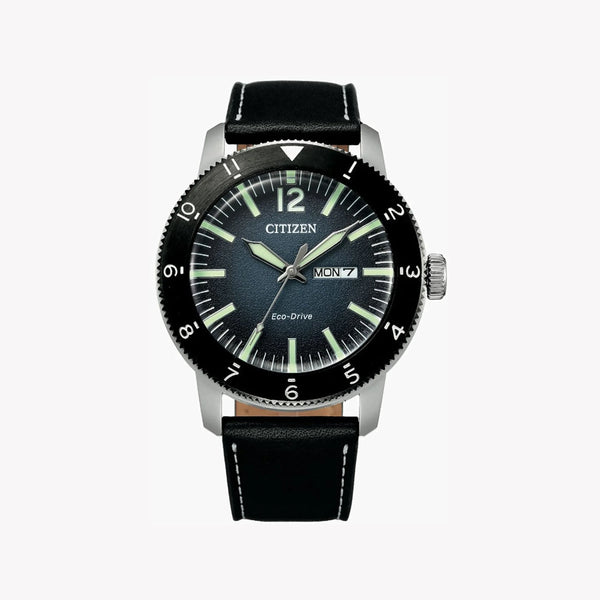 Citizen Aw0077-19l Modern Man's Timepiece - Black & Green Stylish Water-Resistant Watch by i-watch