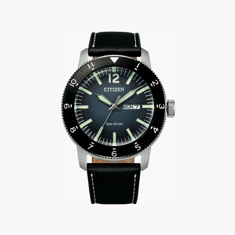 Citizen Aw0077-19l Modern Man's Timepiece - Black & Green Stylish Water-Resistant Watch by i-watch