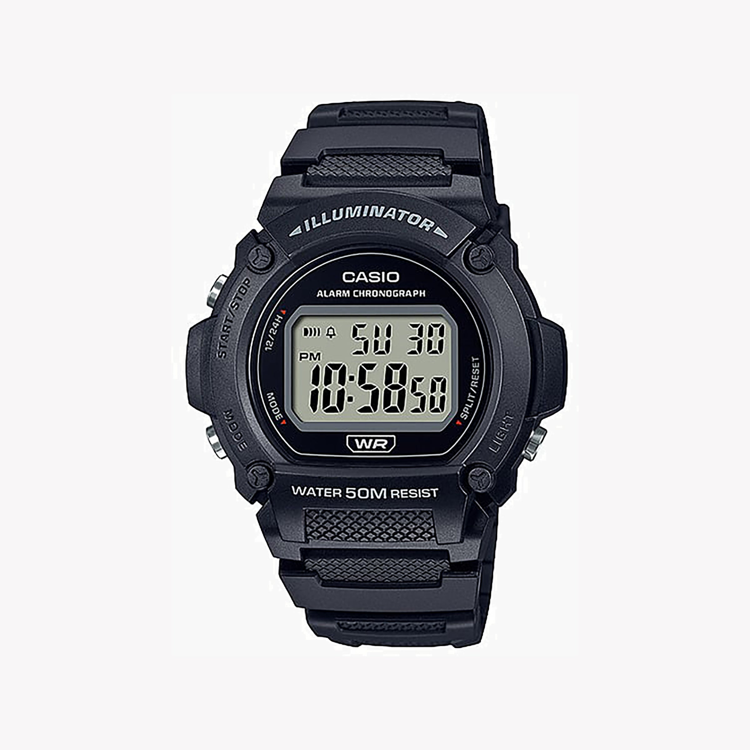 CASIO W-219H-1AV SPORTY DIGITAL - TOUGH & STYLISH MEN'S WATCH WITH ILLUMINATED DISPLAY