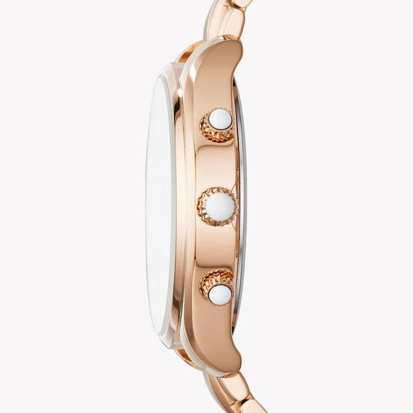 Fossil Men's Rose Gold Watch, White Dial | Ch2977 by i-watch