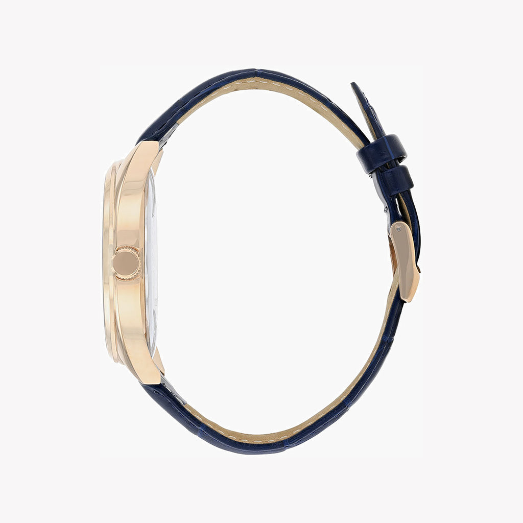 CITIZEN BI5093-01L - ELEGANT BLUE DIAL MEN'S WATCH WITH GOLD STAINLESS STEEL CASE-i-Watch-3