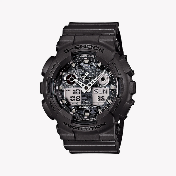 Casio G-Shock Ga-100cf-8a Sporty Edge - Rugged Brown Camo Men's Watch by i-watch