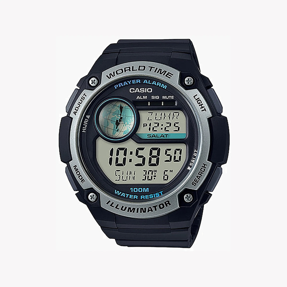 Casio Cpa-100-1avdf Adventurer Sport - Rugged Black Men's Watch With Multifunctional Features by i-watch