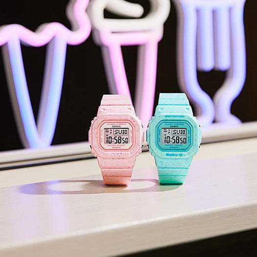 BGD-560CR-4DR BABY-G - VIBRANT PINK PLAYTIME - Sporty Women's Watch with Water Resistance & Functionality