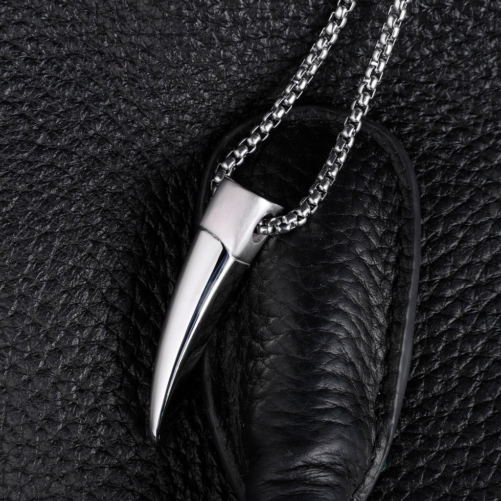 Zink Men's Stainless Steel Necklace - Silver | Zjpd024-S