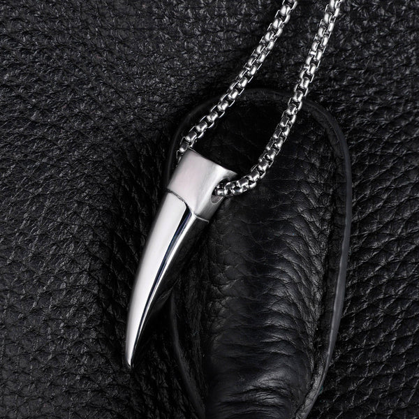 Zink Men's Stainless Steel Necklace - Silver | Zjpd024-S