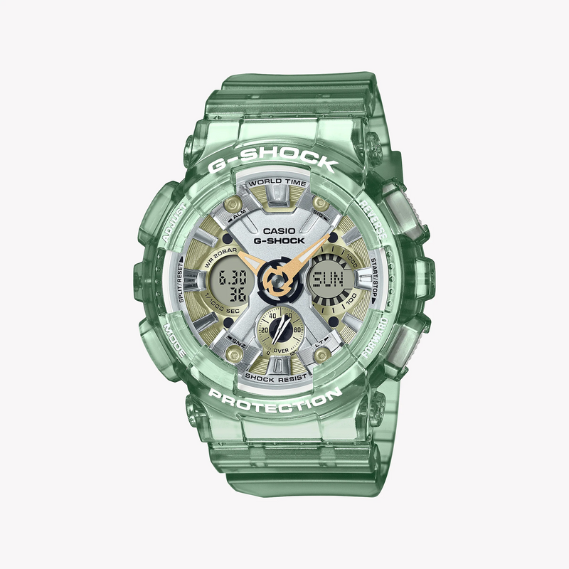 G-Shock Men's Green Resin Watch, Digital Display | Gma-S120gs-3adr by i-watch