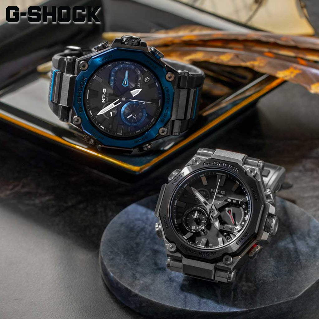 CASIO G-SHOCK MTG-B2000D-1ADR - ساعة رجالية جاهزة للمغامرة مصنوعة من الفولاذ المقاوم للصدأ