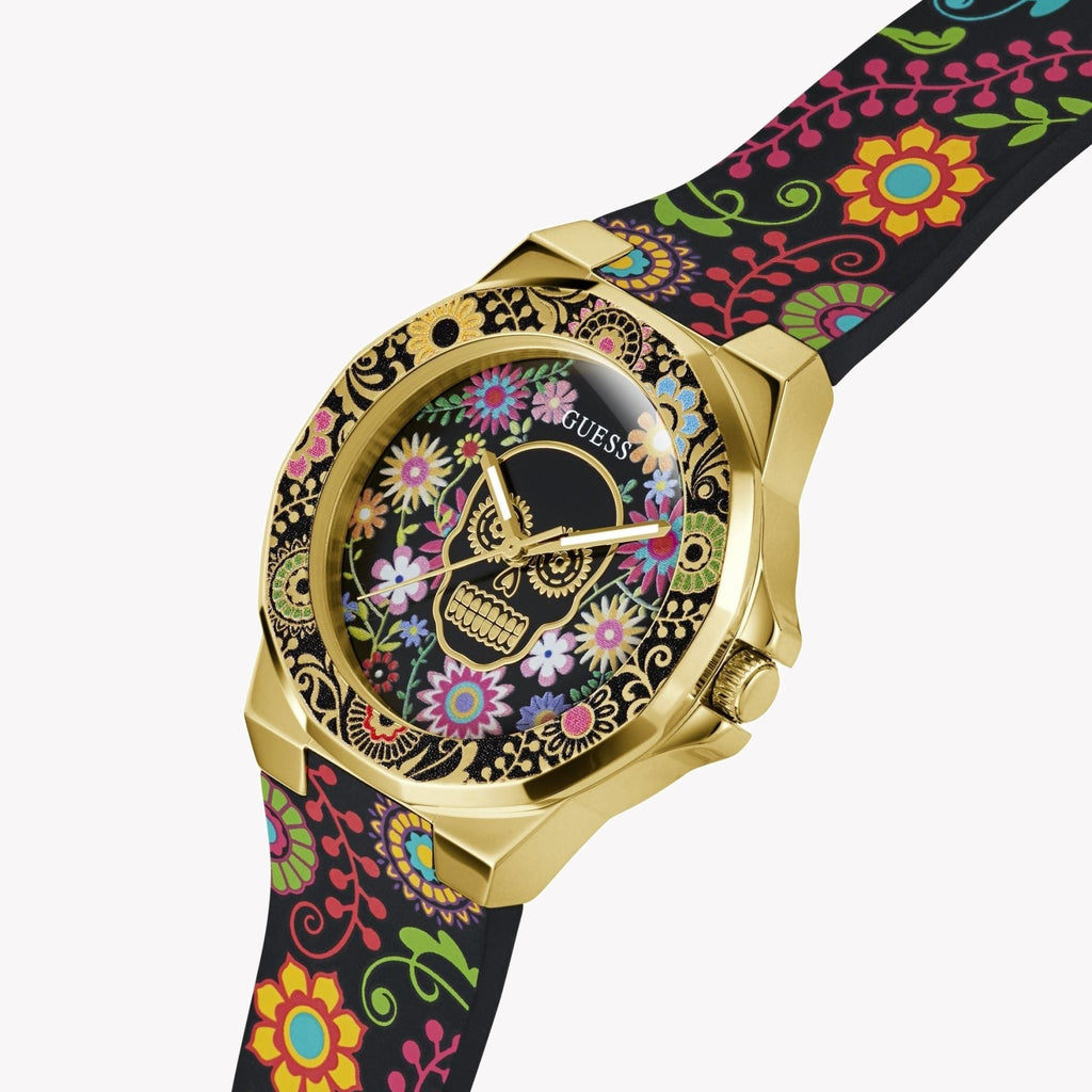 GUESS GW0754L1 GOLD GLAM - SOPHISTICATED TIMEPIECE for Women with Black Stainless Steel Band-i-Watch-5