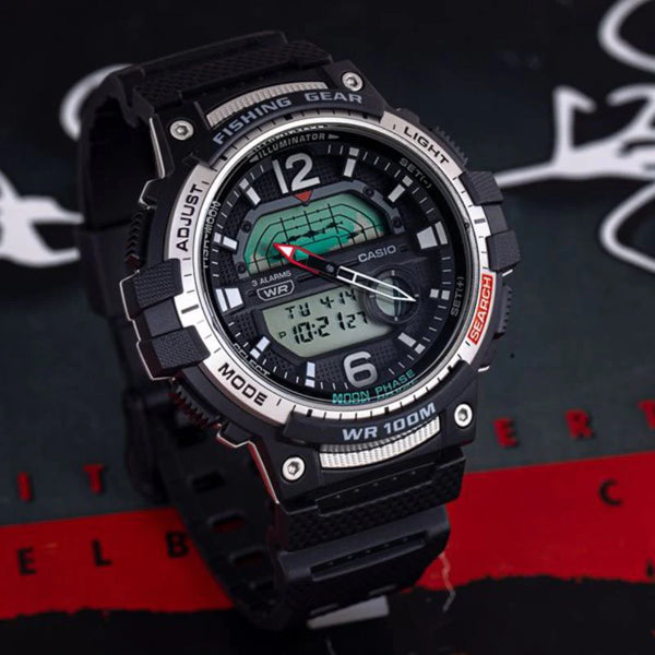 Casio Wsc-1250h-1avdf Outdoor Adventurer - Men's Sporty Digital Watch With Black Resin Band by i-watch