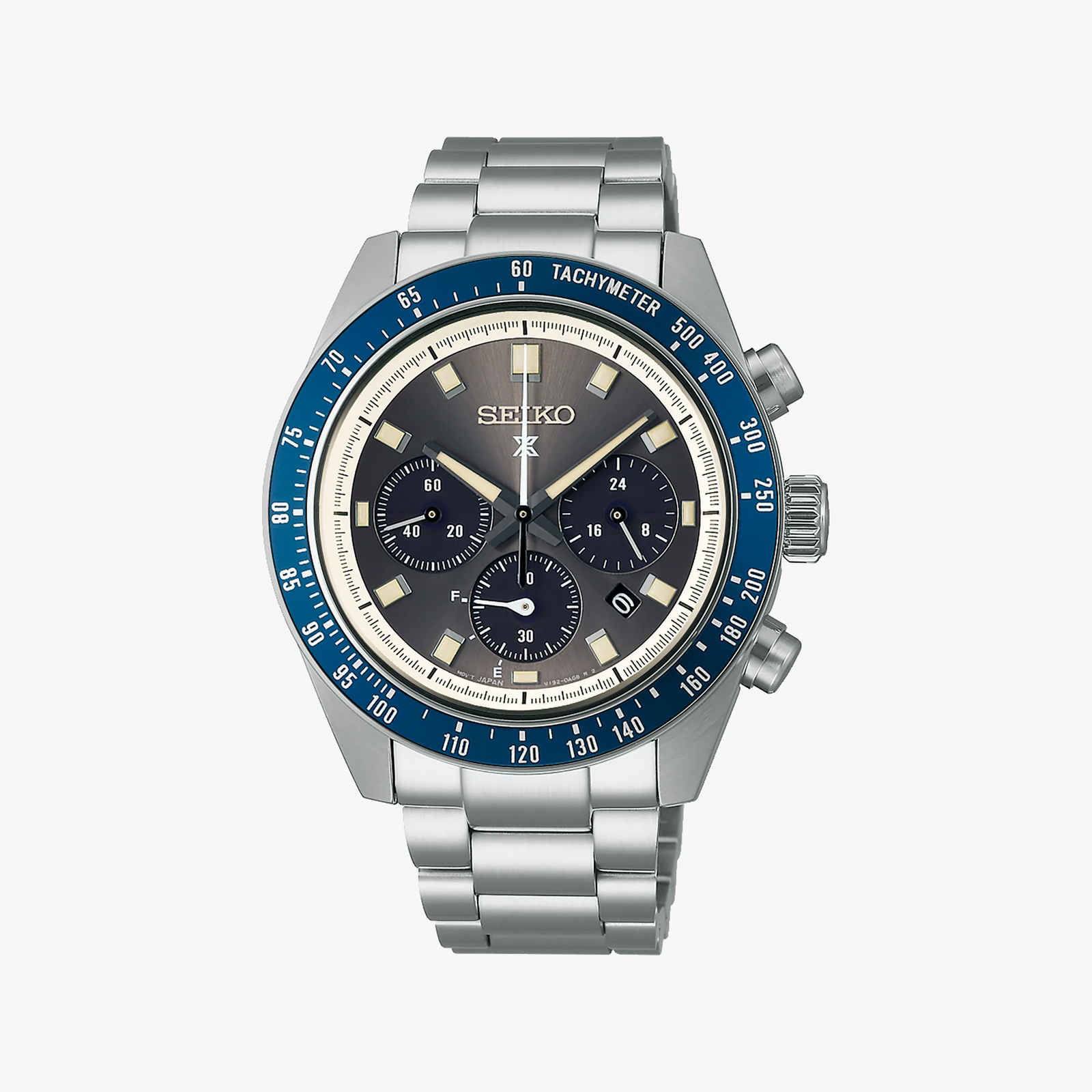 Seiko Men's Silver Watch, Black Dial | Ssc939p1 by i-watch