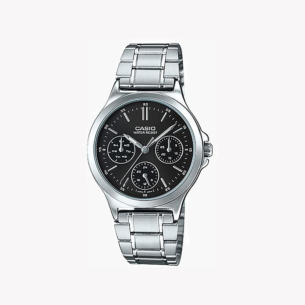 CASIO LTP-V300D-1AUDF ADVENTURE-READY - ELEGANT SPORTY WOMEN'S TIMEPIECE with Silver Finish and Practical Features