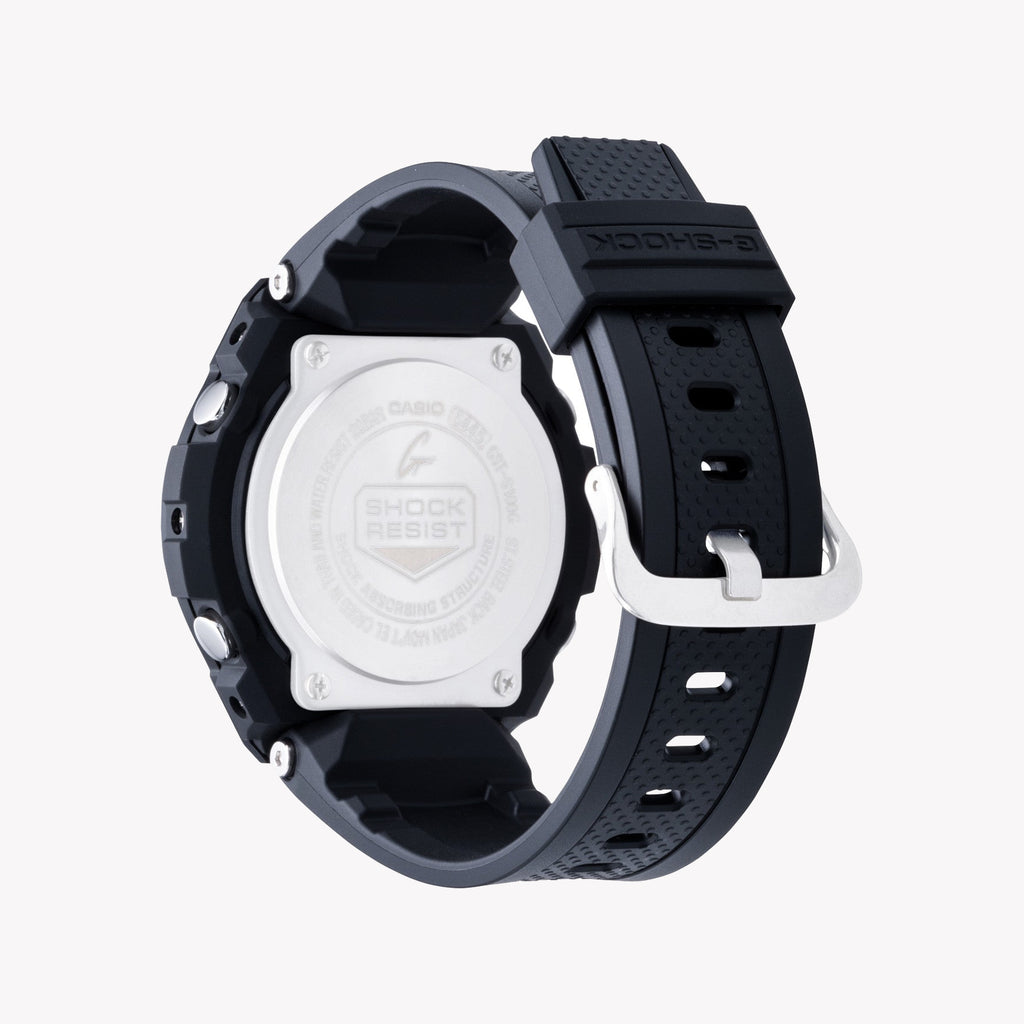 CASIO G-SHOCK GST-S100G-1BDR ADVENTURE READY - ELEGANCE IN EVERY SECOND Men's Watch with black stainless steel case and resin band-i-Watch-2