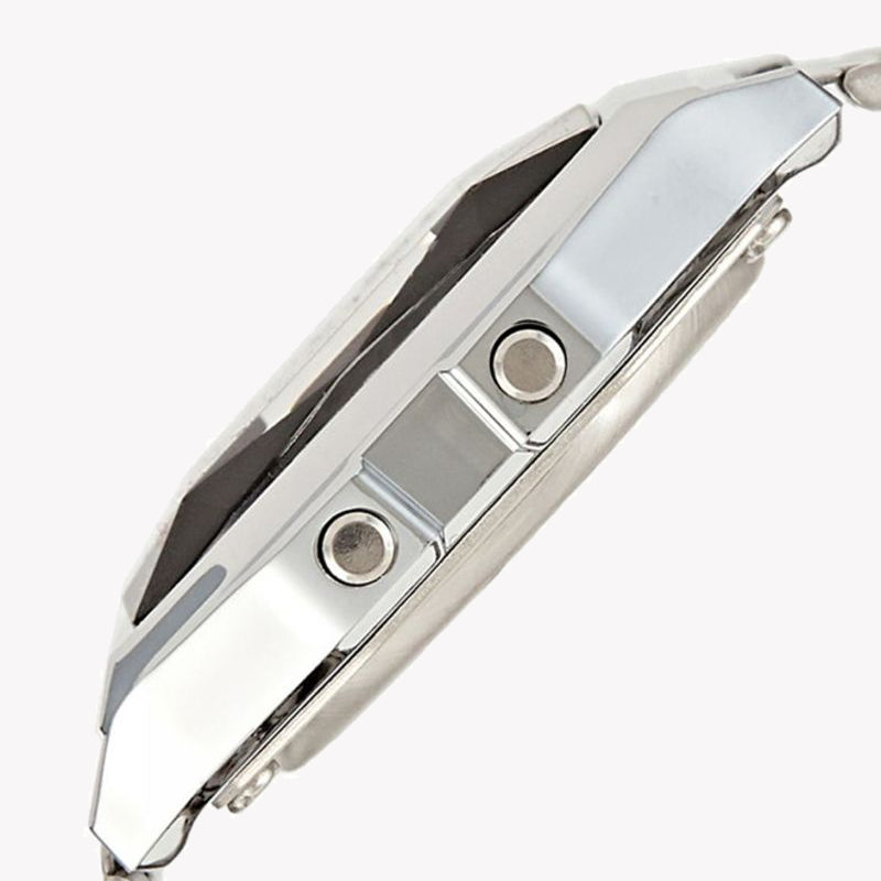 CASIO A159WAD-1DF STYLISH DURABILITY - MODERN DIGITAL TIMEPIECE WITH STAINLESS STEEL BAND-i-Watch-3