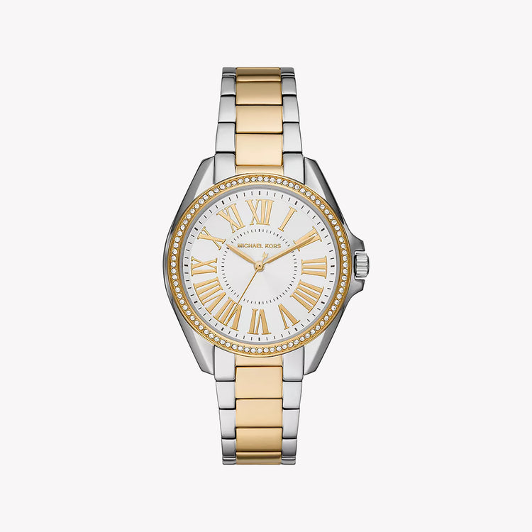 MICHAEL KORS MK6931 - ELEGANT TIMEPIECE FOR HER WITH SILVER-GOLD STAINLESS STEEL BAND