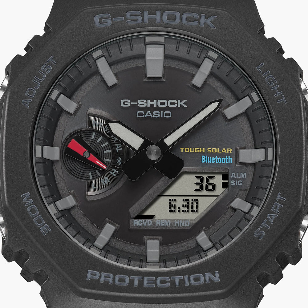 G-Shock Men's Black Resin Watch, Octagonal Design | Ga-B2100-1adr by i-watch