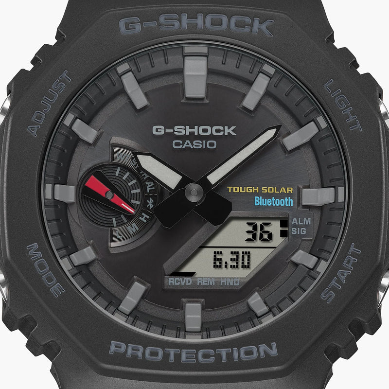 G-Shock Men's Black Resin Watch, Octagonal Design | Ga-B2100-1adr by i-watch