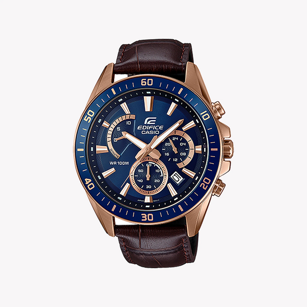 Edifice Efr-552gl-2avudf - Tough & Sporty Rose Gold Men's Watch by i-watch