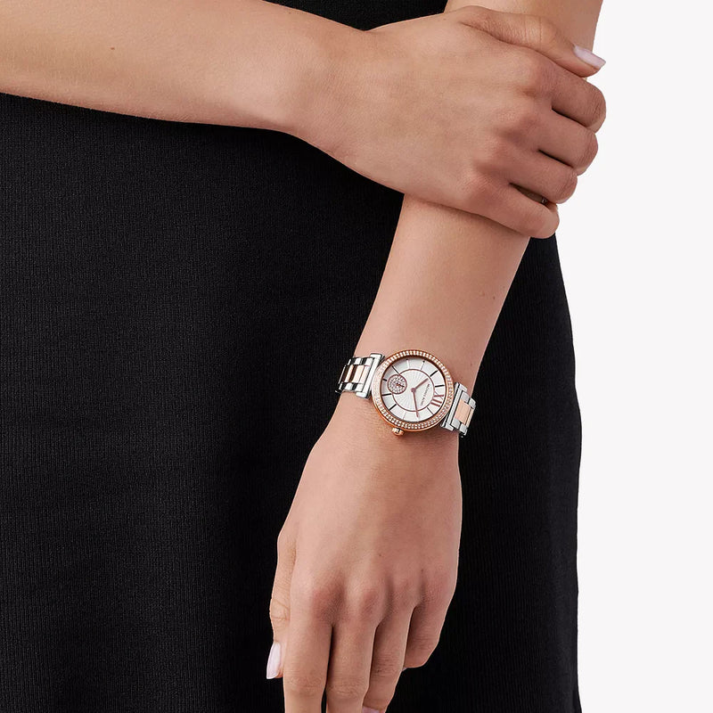 Michael Kors Women's Rose Gold Watch, Silver-Rose Gold Band | Mk4616 by i-watch