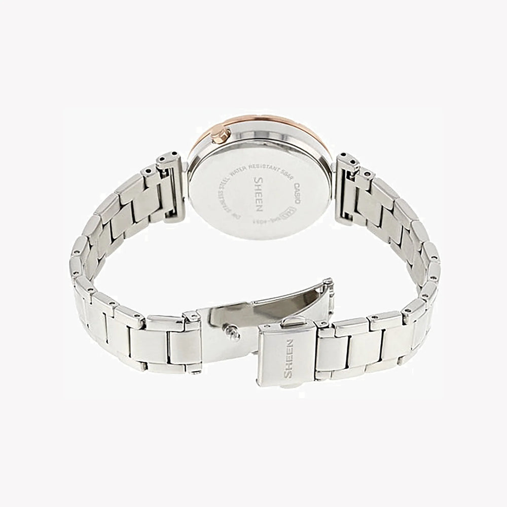 Casio She-4051sg-4audf Elegant Sporty - Rose Gold Charm Timepiece For Women With Stainless Steel Band by i-watch