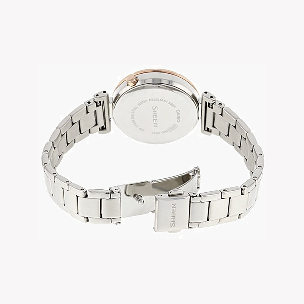 CASIO SHE-4051SG-4AUDF ELEGANT SPORTY - ROSE GOLD CHARM TIMEPIECE for Women with Stainless Steel Band-i-Watch-3