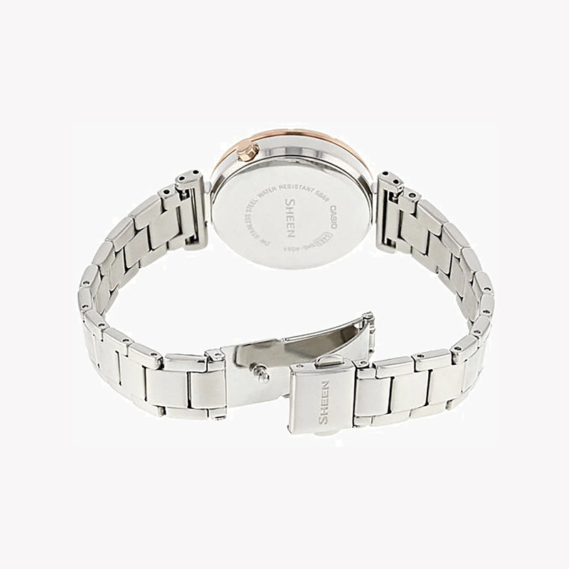 Casio She-4051sg-4audf Elegant Sporty - Rose Gold Charm Timepiece For Women With Stainless Steel Band by i-watch