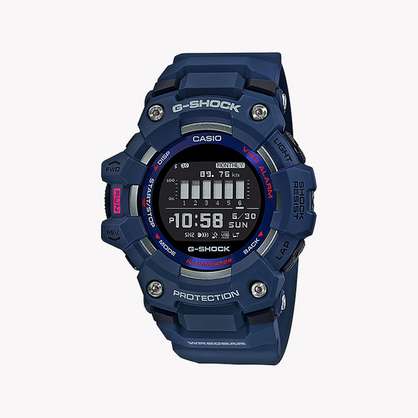 G-Shock Men's Blue Resin Watch, Digital | Gbd-100-2dr by i-watch