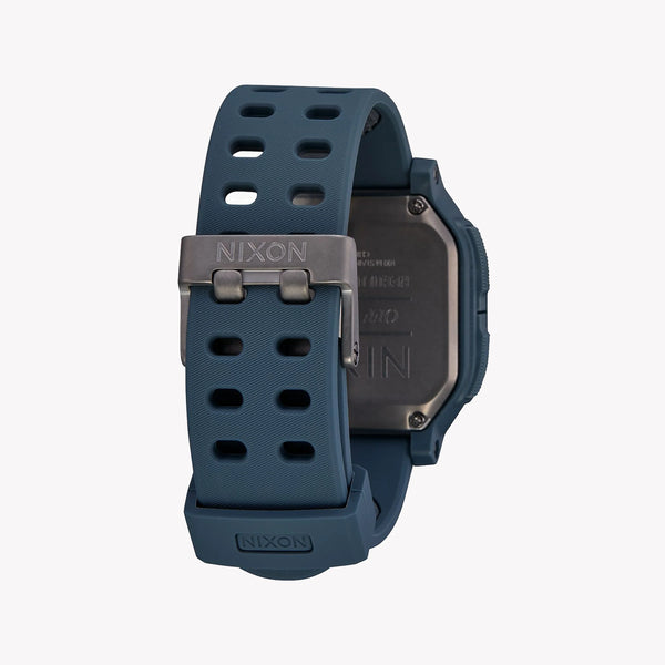 Nixon Men's Blue Silicone Watch, Blue Case | A1324-307 by i-watch