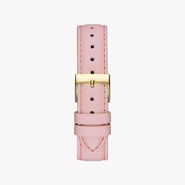 Guess Women's Pink Leather Watch, Gold Case | Gw0382l1 by i-watch