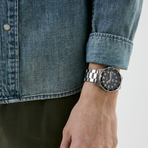 FOSSIL FS5952 SILVER SPECTRUM - TIMELESS ELEGANCE MEN'S WATCH WITH BLACK DIAL-i-Watch-4