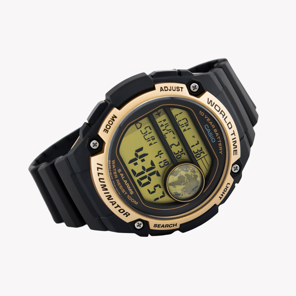 CASIO AE-3000W-9AVDF ADVENTURE READY - MEN'S SPORTY MULTI-FUNCTIONAL WATCH WITH BLACK RESIN BAND-i-Watch-3