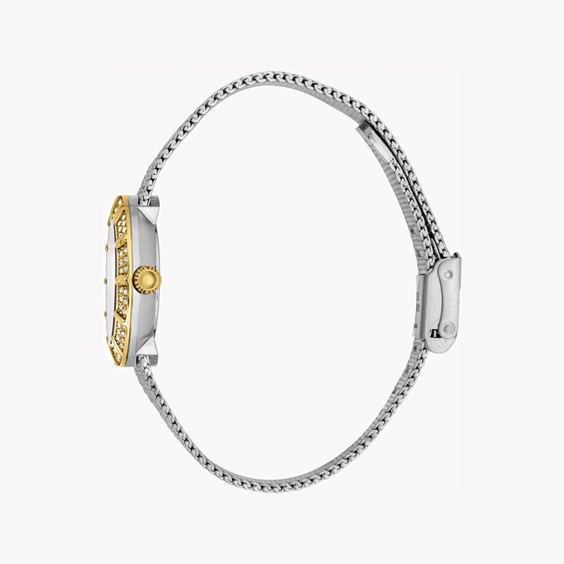 Just Cavalli Women's Gold Stainless Steel Watch, Gold & Silver Dial | Jc1l253m0095 by i-watch