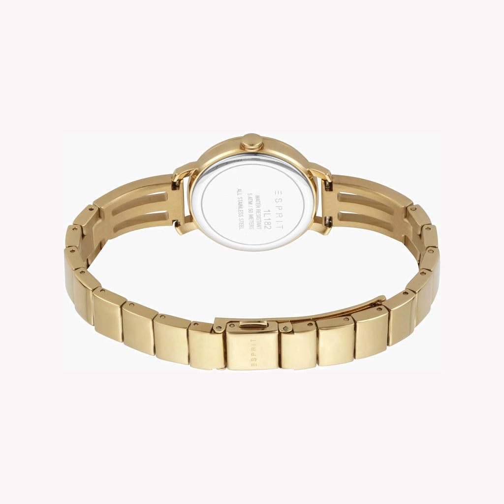 ESPRIT Women's Watch with Gold Stainless Steel Case and Gold Stainless Steel Band-i-Watch-4