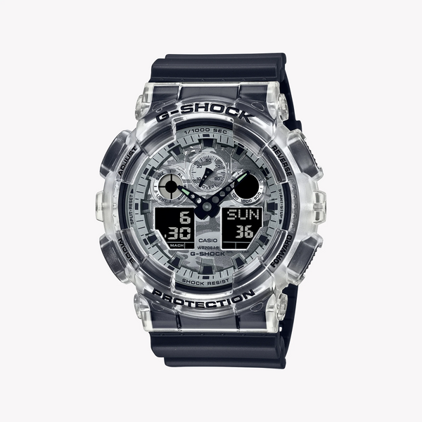 G-Shock Men's Black Resin Watch, Digital Dial | Ga-100skc-1adr by i-watch