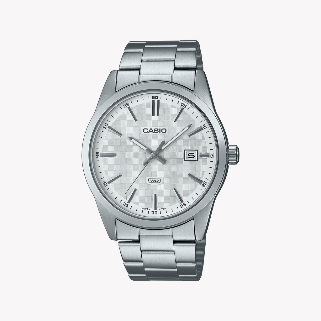 CASIO MTP-VD03D-7AUDF - TIMELESS ELEGANCE - MEN'S STAINLESS STEEL ANALOG WATCH