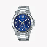 Casio MTP-VD300D-2E Analog Silver Men's Watch