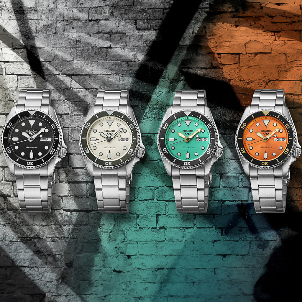 Seiko 5 SRPK33K1 Men's Automatic Watch - Blue Dial, Stainless Steel-i-Watch-4