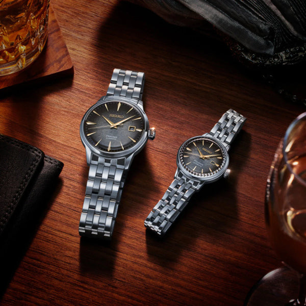 Seiko Men's Stainless Steel Watch, Black & Yellow Dial | Srpk93j1