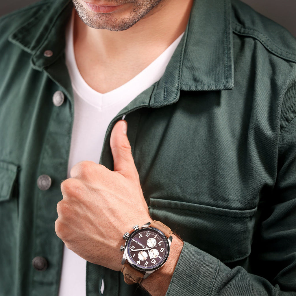 TIMBERLAND TDWGF0009501 RUGGED ELEGANCE - MEN'S LEATHER & STEEL TIMEPIECE-i-Watch-4