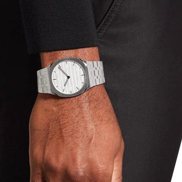 GUCCI YA163407 SILVER SOPHISTICATION - LUXURY QUARTZ TIMEPIECE WITH WATER RESISTANCE-i-Watch-4