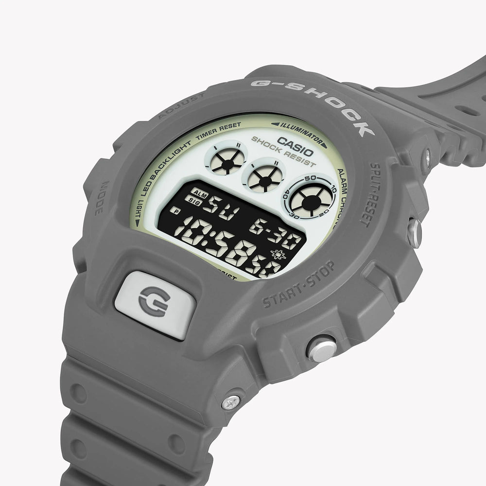 G-Shock Men's Gray Resin Watch, Shock Resistant | Dw-6900hd-8dr by i-watch