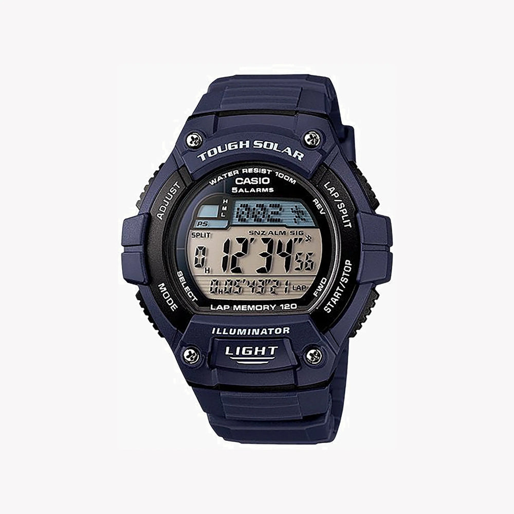 Casio W-S220-2avfd Adventure Ready - Sporty Black Resin Men's Digital Watch by i-watch
