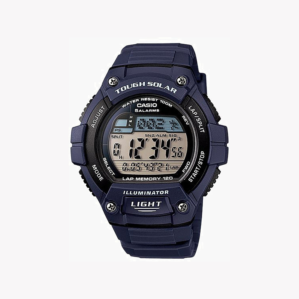 CASIO W-S220-2AVFD ADVENTURE READY - SPORTY BLACK RESIN MEN'S DIGITAL WATCH