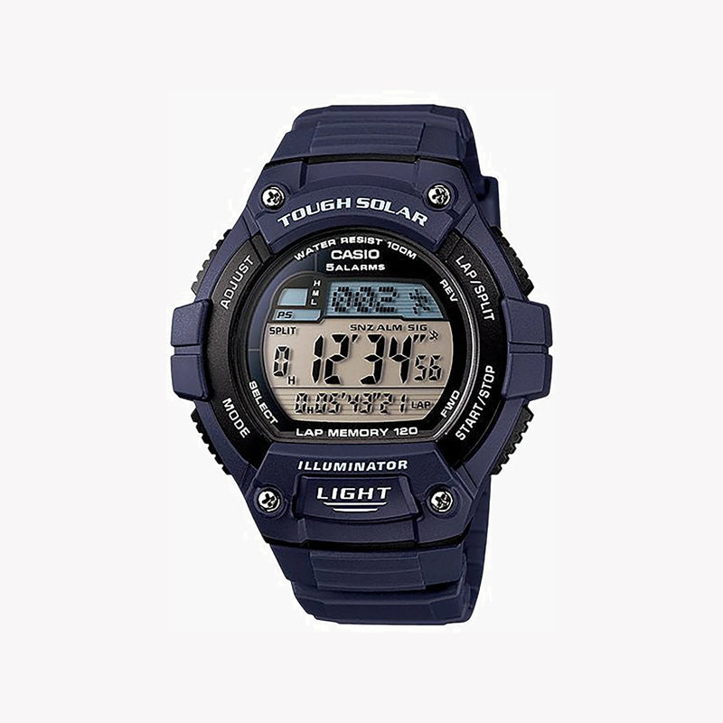 Casio W-S220-2avfd Adventure Ready - Sporty Black Resin Men's Digital Watch by i-watch
