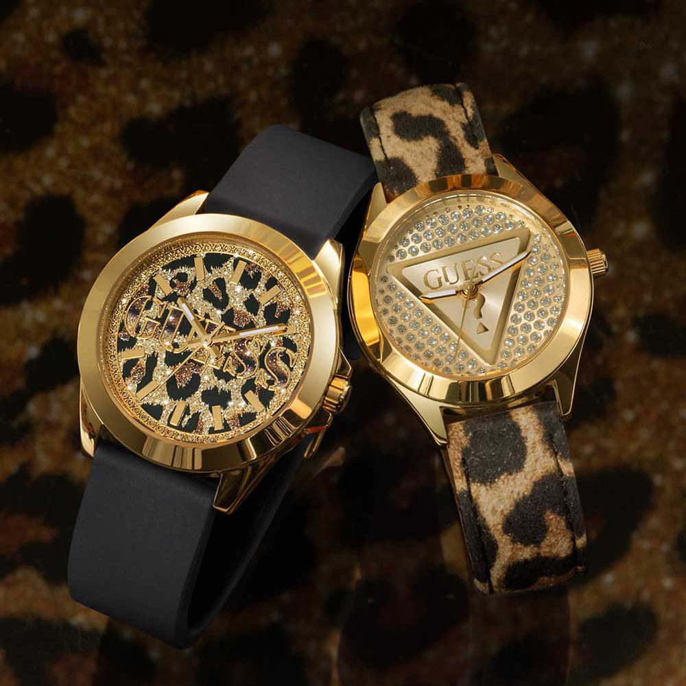 GUESS GW0745L2 RADIANT CHARM - LEOPARD PRINT STYLISH WOMEN'S WATCH WITH GOLD FINISH & CHAMPAGNE DIAL-i-Watch-4