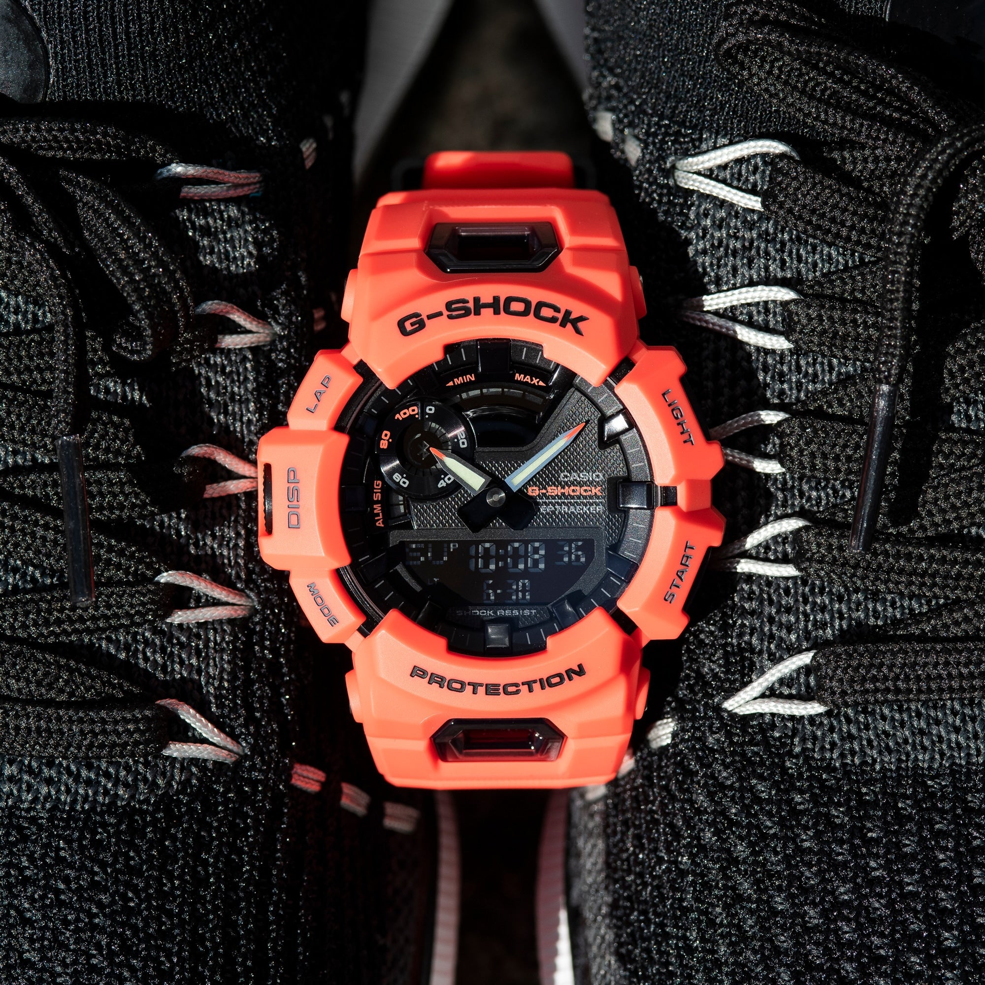 CASIO G-SHOCK GBA-900-4ADR SPORTY STYLE - PINK POWERHOUSE MEN’S WATCH with Bluetooth & 200m Water Resistance