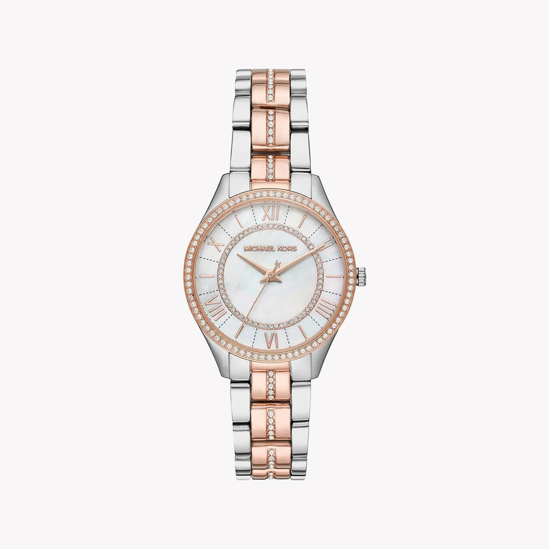 Michael Kors Women's Silver-Rose Gold Watch, White Dial | Mk3979 by i-watch